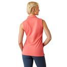 Ariat Womens Prix 3.0 Sleeveless Polo (Coral Paradise) additional 2