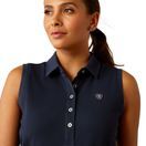 Ariat Womens Prix 3.0 Sleeveless Polo (Navy Eclipse) additional 3