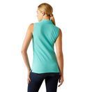 Ariat Womens Prix 3.0 Sleeveless Polo (Pool Blue) additional 2