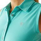 Ariat Womens Prix 3.0 Sleeveless Polo (Pool Blue) additional 3