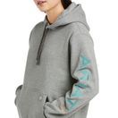 Ariat Womens Rebar Graphic Hoodie (Heather Grey) additional 3