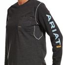 Ariat Womens Rebar Workman Logo T-Shirt (Charcoal Heather) additional 3