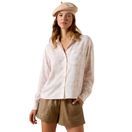 Ariat Womens Rudford Long Sleeve Shirt (Icy Pink Horse Print) additional 1