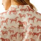 Ariat Womens Rudford Shirt (Blushing Horse) additional 4