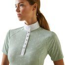 Ariat Womens Showstopper Show Shirt (Aqua Foam) additional 2