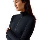 Ariat Womens Solveil 1/2 Zip Long Sleeve Baselayer (Black) additional 4