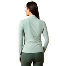 Ariat Womens Solveil 1/2 Zip Long Sleeve Baselayer (Blue Surf) additional 2