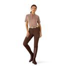 Ariat Womens Soquel 1/4 Zip Short Sleeve Baselayer (Antler) additional 3