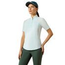 Ariat Womens Soquel 1/4 Zip Short Sleeve Baselayer (Starlight Blue) additional 1