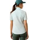 Ariat Womens Soquel 1/4 Zip Short Sleeve Baselayer (Starlight Blue) additional 2