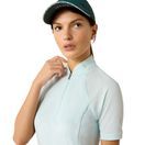 Ariat Womens Soquel 1/4 Zip Short Sleeve Baselayer (Starlight Blue) additional 4