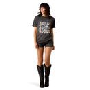 Ariat Womens Star Spangle Rodeo Short Sleeve T Shirt (Charcoal Mineral Wash) additional 3