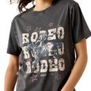 Ariat Womens Star Spangle Rodeo Short Sleeve T Shirt (Charcoal Mineral Wash) additional 4