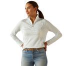 Ariat Womens Sunstopper 3.0 1/4 Zip Baselayer (Beach Glass Print) additional 1