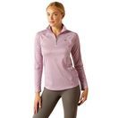 Ariat Womens Sunstopper 3.0 1/4 Zip Baselayer (Lavender Mist Tile) additional 1