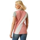 Ariat Womens Taryn Short Sleeve Polo (Flamingo Pink) additional 2