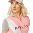 Ariat Womens Taryn Short Sleeve Polo (Flamingo Pink) additional 3