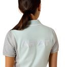 Ariat Womens Taryn Short Sleeve Polo (Starlight Blue/Heather Grey) additional 5