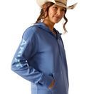 Ariat Womens Tek 1/2 Zip Hoodie (Dutch Blue) additional 3