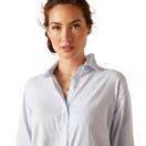 Ariat Womens Tiburon Shirt (Blue Stripe) additional 3