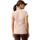 Ariat Womens Vertical Logo Short Sleeve T Shirt (Sepia Rose) additional 2