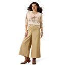 Ariat Womens Victoria Sweatshirt (Khaki Heather) additional 3