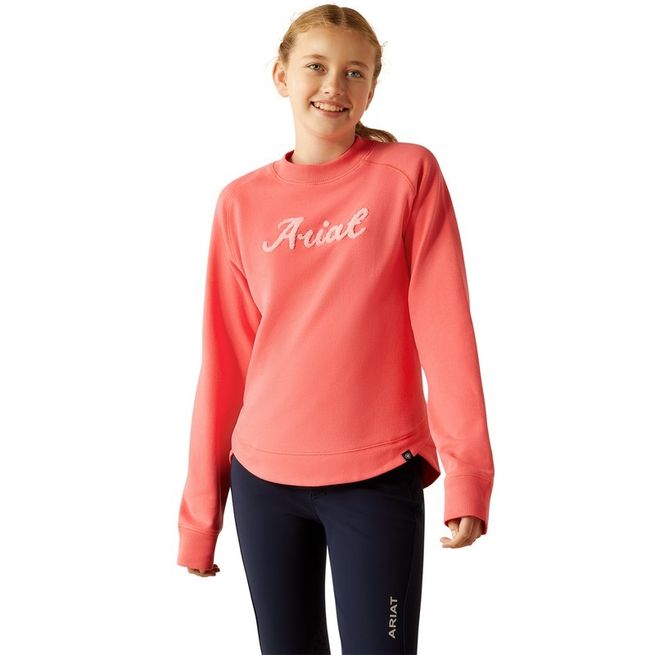 Ariat Youth Benicia Sweatshirt (Coral Paradise)