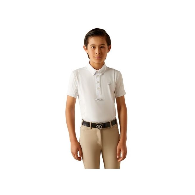 Ariat Youth TEK Show Shirt (White)