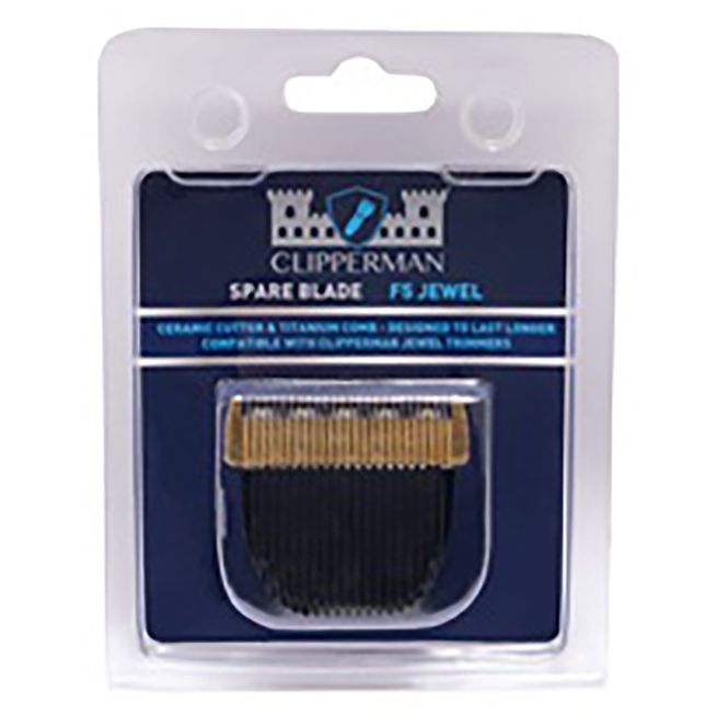 Clipperman F5 Titanium &amp; Ceramic Blade Set For Jewel
