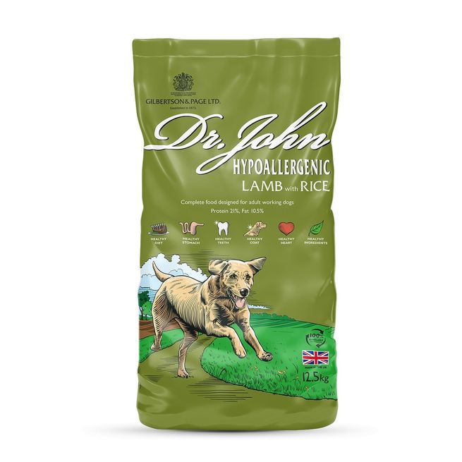 Dr. John Hypoallergenic (Lamb with rice and vegetables) 12.5kg