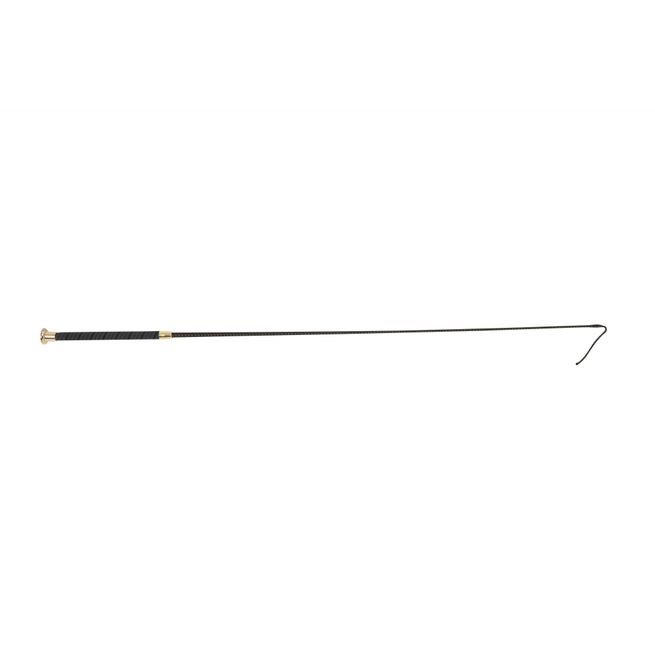 Dublin Dressage Whip With Glitter Handle (Black/Gold)