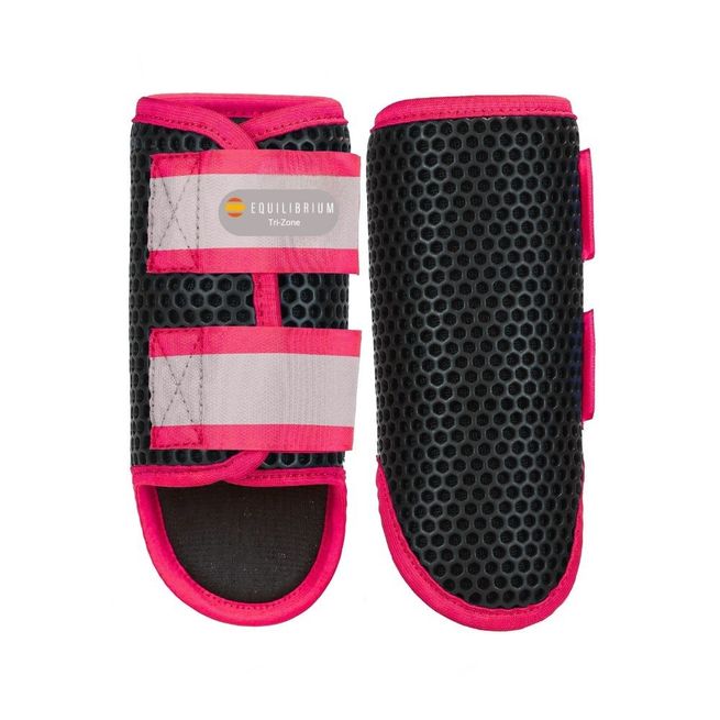 Equilibrium Tri-Zone Brushing Boots - NEW (Fluorescent Pink)