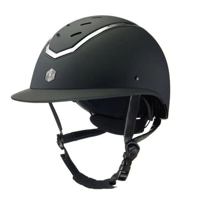 EQx Kylo Riding Helmet Wide Peak (Black Matte/Silver) MIPS