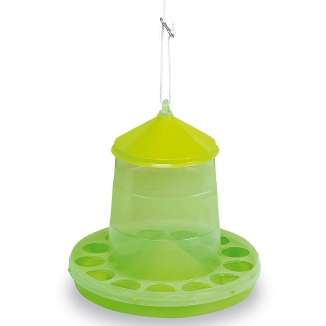 Gaun Plastic Poultry Feeder (Green)