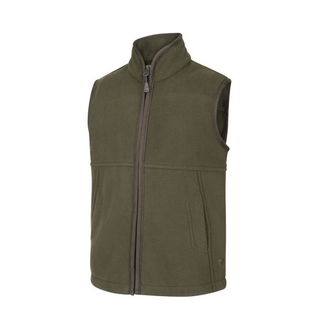 Hoggs of Fife Junior Woodhall Fleece Gilet (Green)