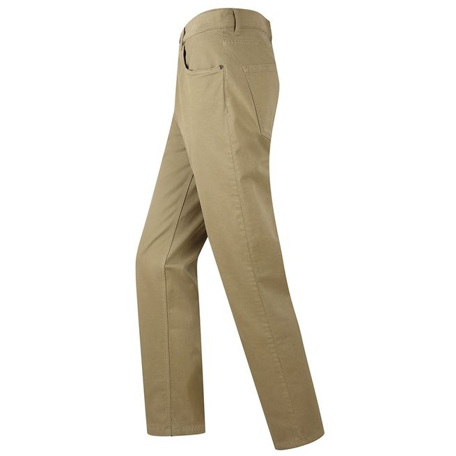 Hoggs of Fife Men's Dingwall Cotton Stretch Jeans (Stone)