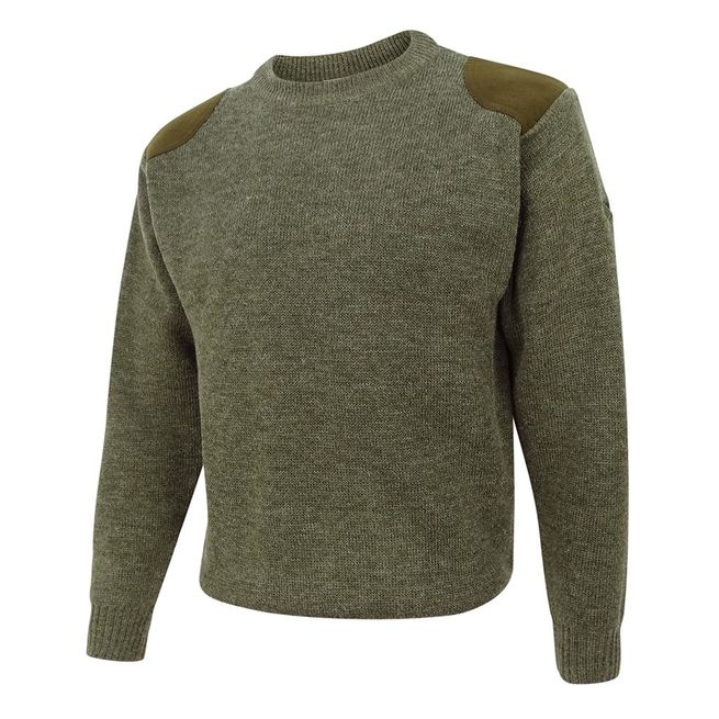 Hoggs of Fife Men's Melrose Hunting Pullover (Soft Marled Green)
