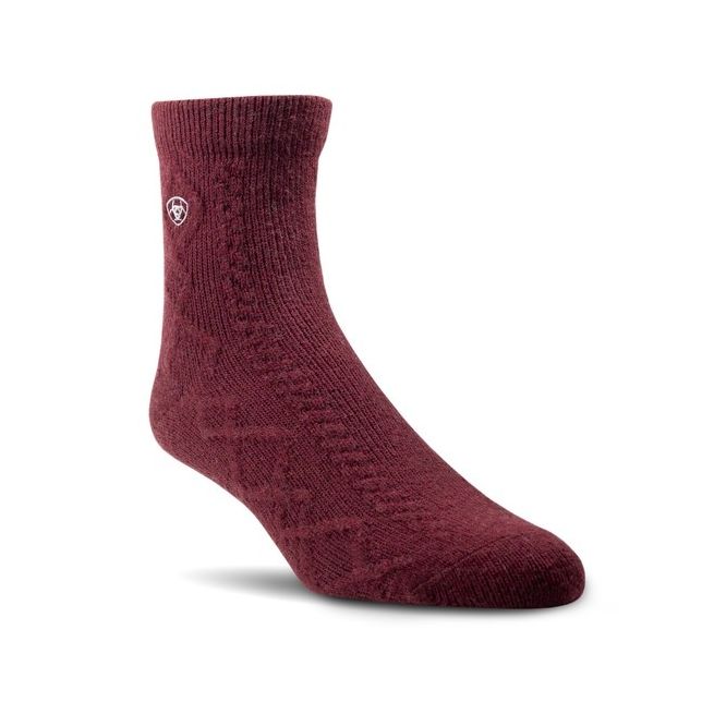 Ariat Adult Countryside Mid Socks (Tawny Port)