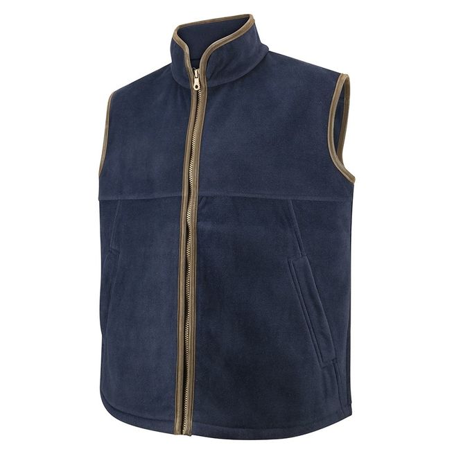 Hoggs of Fife Men's Stenton Technical Fleece Gilet (Midnight Navy)