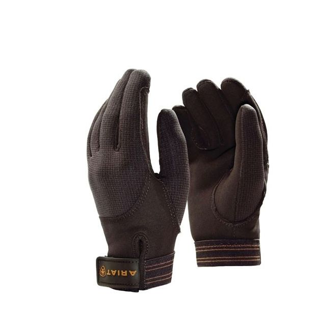 Ariat Adults Insulated Tek Grip Gloves (Bark)