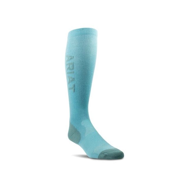 Ariat Ariattek Performance Socks (Brittany Blue/Atlantic)