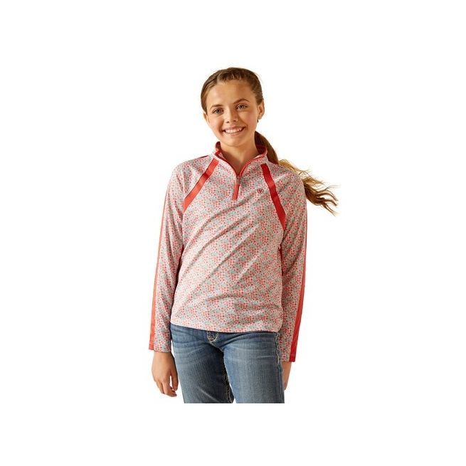 Ariat Kids Sunstopper 3.0 Baselayer (Petals)