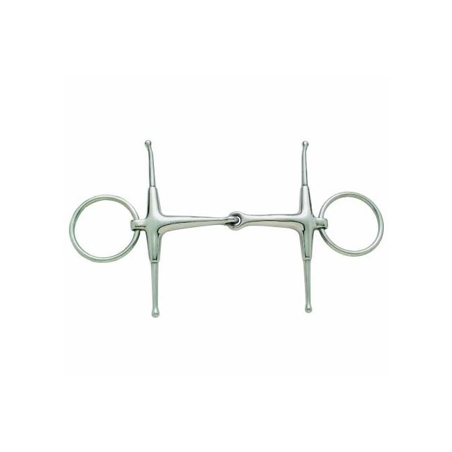 Korsteel Stainless Steel Jointed Fulmer Snaffle Bit