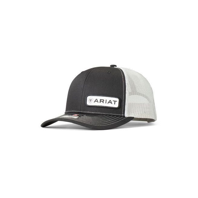 Ariat Men's Logo Cap (Black/White)