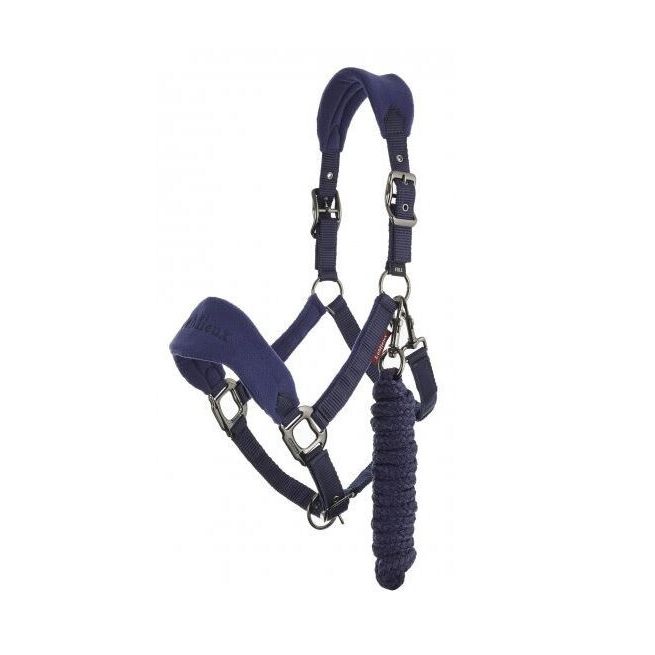 LeMieux Vogue Fleece Headcollar &amp; Leadrope (Ink Blue/Navy)