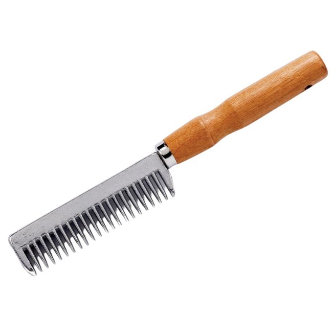 Lincoln Mane &amp; Tail Comb With Wooden Handle