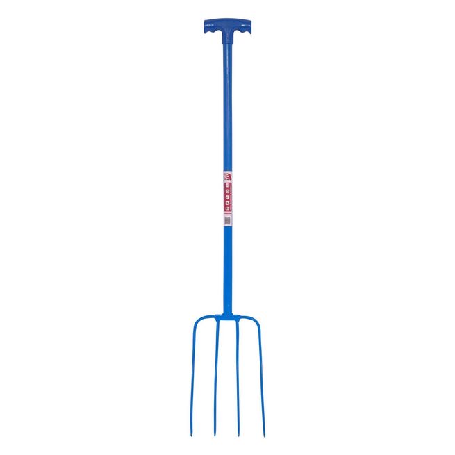 Red Gorilla Tubular Manure Fork 4 Prong T-Grip