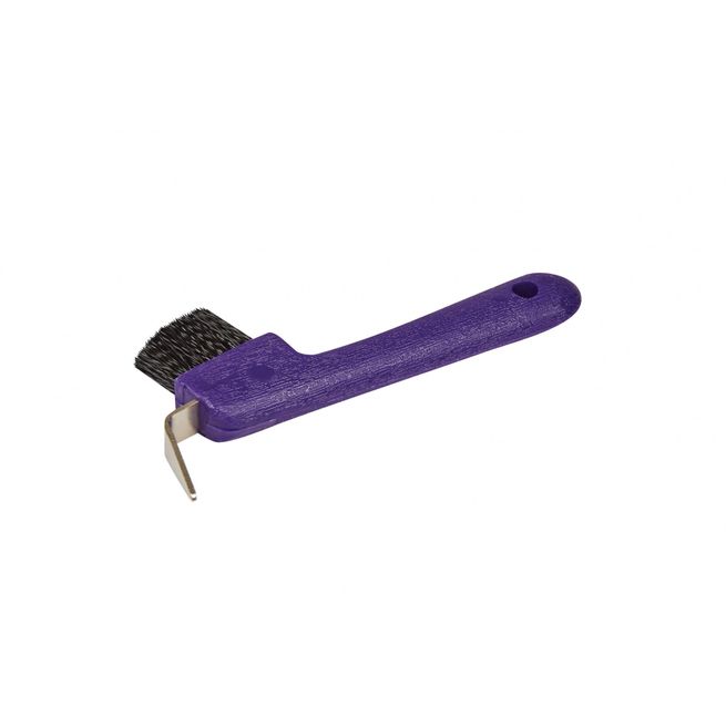 Roma Deluxe Hoof Pick With Brush (Purple)