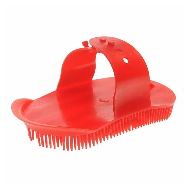 Roma Plastic Sarvis Curry Comb (Red)