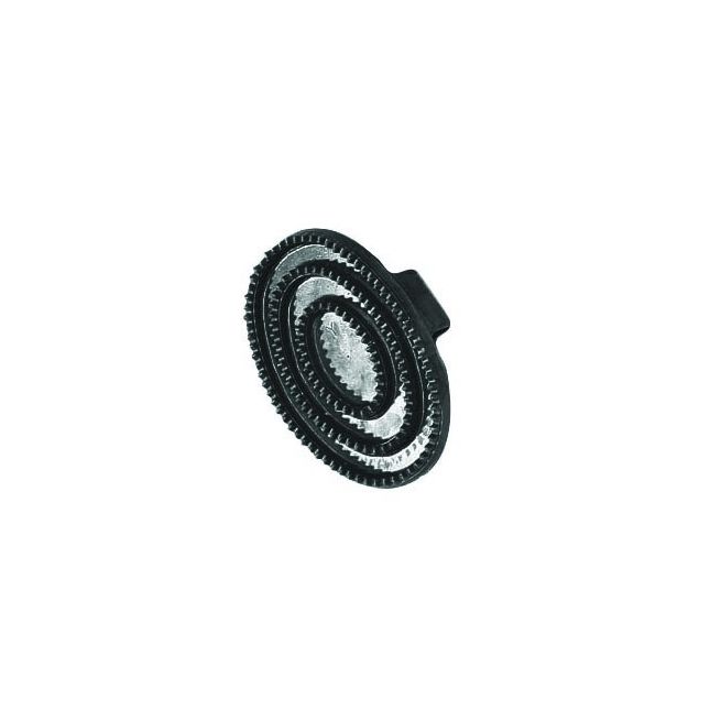 Roma Rubber Curry Comb (Black)